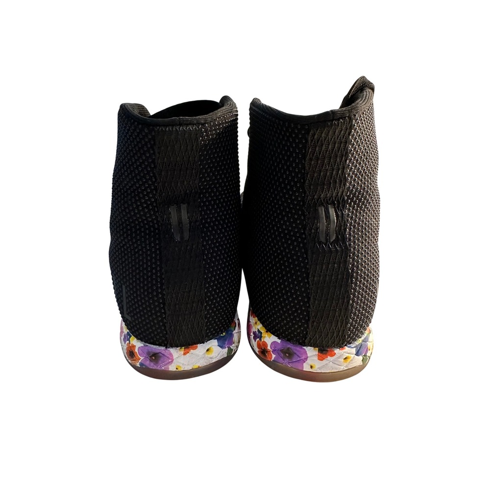 NOBULL Outwork High Top Training Shoe Women's Size  9.5 Black Floral SuperFabric - Picture 6 of 10